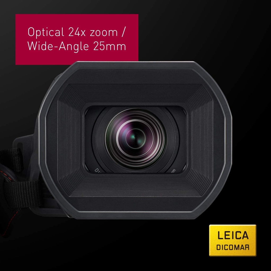 Videocamara profesional 4k con zoom optico  – PANASONIC