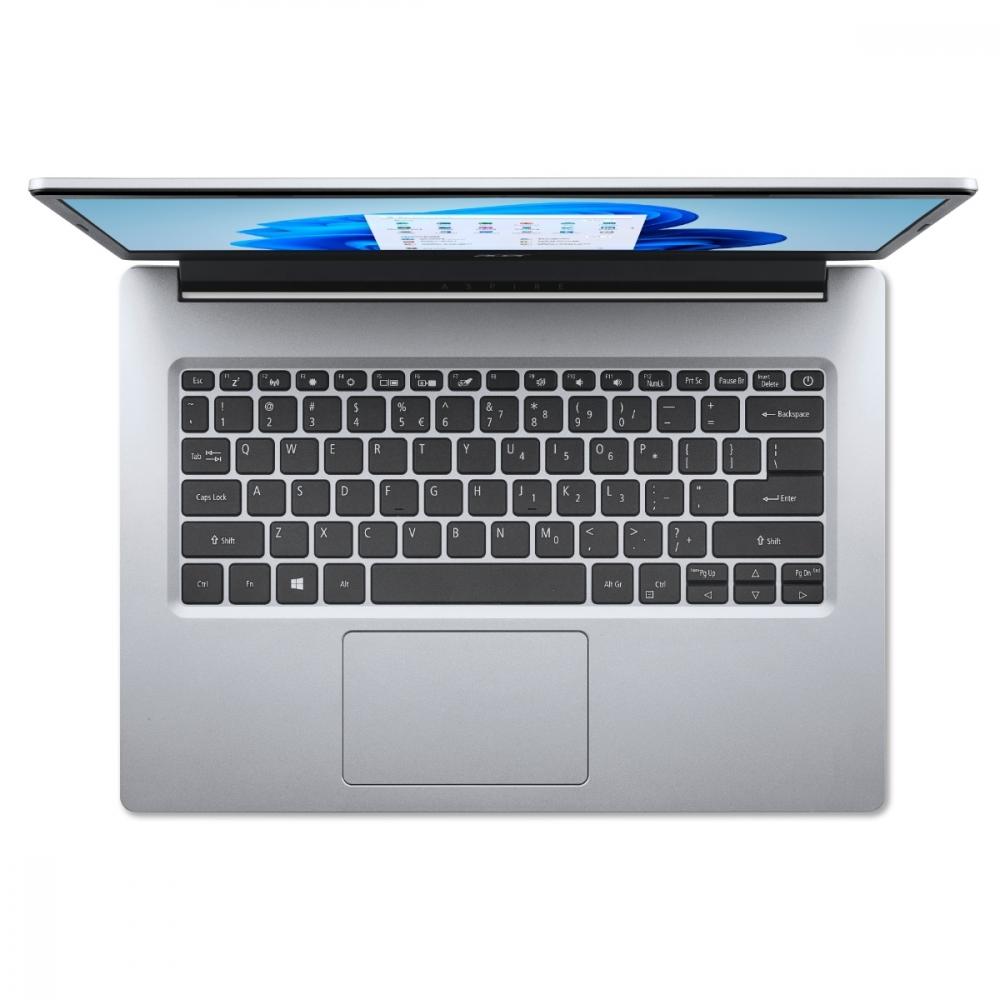 Laptop Acer Aspire 3 Notebook De 14 Pulgadas, Intel Celeron N4500, 4GB RAM, 128GB SSD, Microsoft, Windows 11 Home, Color Silver