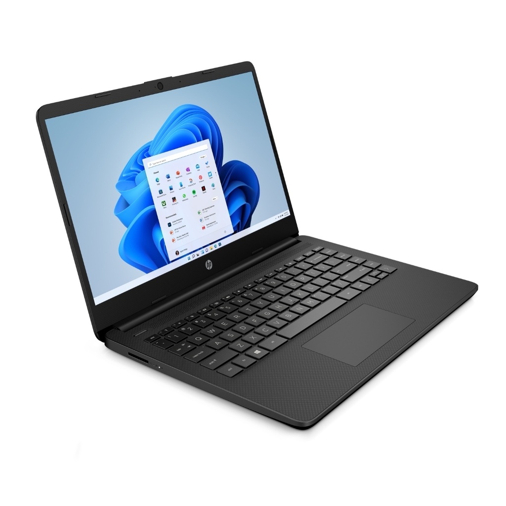 Laptop HP  Celeron 4GB RAM  128GB SSD 14″ Negro Win11 Home