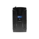 UPS interactiva 750VA/450W, 12 slds, coax, USB, sobremesa-120V