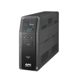 [BR1100M2-LM] UPS APC Back UPS BR PRO 1100 VA, 10 tomas de salida, 2 puertos USB de carga, AVR, interfaz LCD, LAM